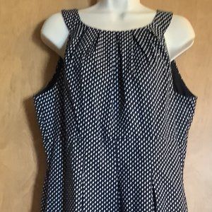 Nine West Black/White Polka Dotted Dress  Size: 12  **GENTLY USED**